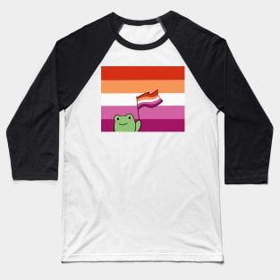 Rana Bandera de visibilidad lesbiana Baseball T-Shirt